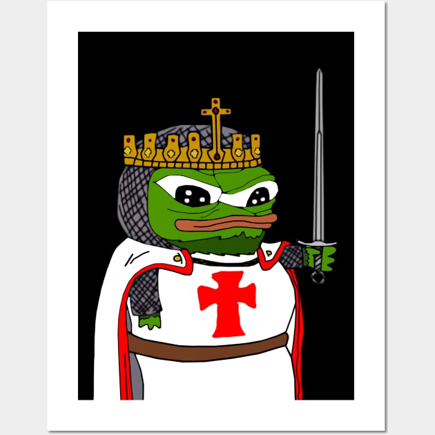 Apu Templar Pepe Wall Art by Lean Mean Meme Machine